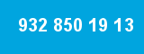 932 850 19 13 932 850 19 13